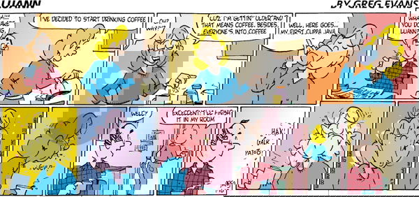 Luann - Sunday January 10, 1999 Comic Strip