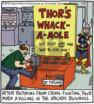 The Argyle Sweater on Wednesday January 20, 2016 Comic Strip