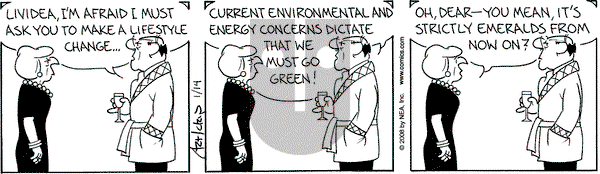 The Born Loser on Monday January 14, 2008 Comic Strip