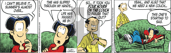 Baldo on Thursday August 14, 2003 Comic Strip