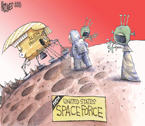 Matt Davies on Tuesday June 19, 2018 Comic Strip