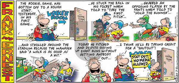 Frank and Ernest on Sunday July 8, 2007 Comic Strip