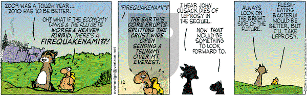 Over the Hedge on Thursday December 17, 2009 Comic Strip