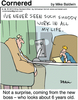 Cornered on Tuesday February 16, 2010 Comic Strip