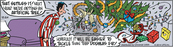 Rose is Rose on Wednesday December 24, 2014 Comic Strip