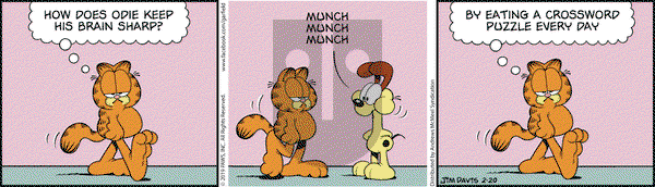 Garfield on Wednesday February 20, 2019 Comic Strip