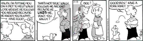 Drabble on Thursday May 13, 1999 Comic Strip