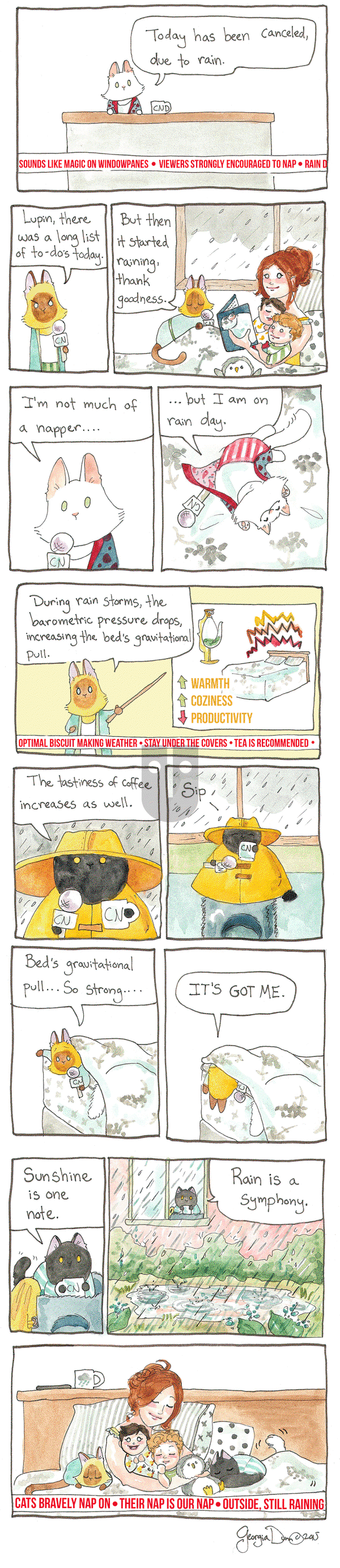 Breaking Cat News on Monday January 11, 2016 Comic Strip