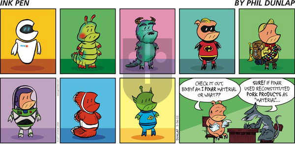 Ink Pen on Sunday January 16, 2011 Comic Strip