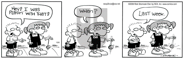 Soup to Nutz - Old on Friday October 6, 2006 Comic Strip