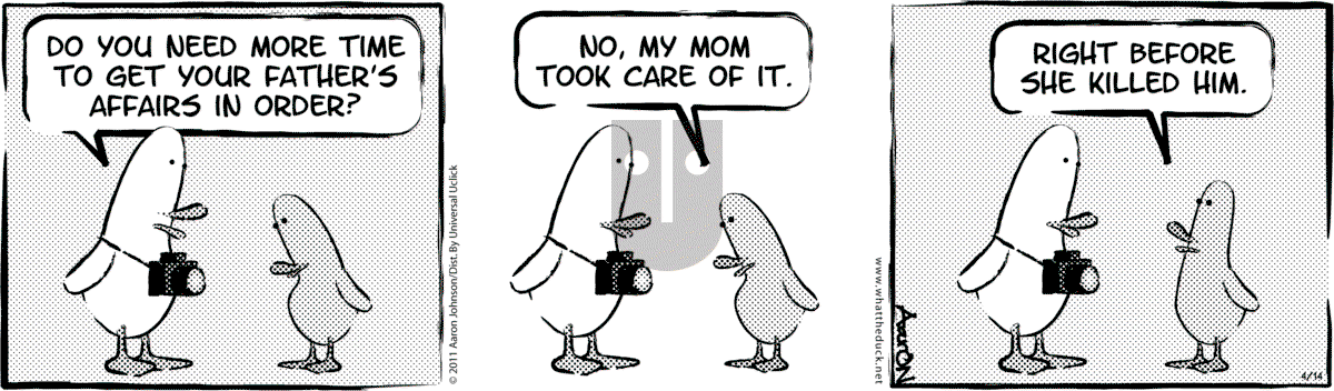 W.T. Duck - Saturday October 7, 2023 Comic Strip