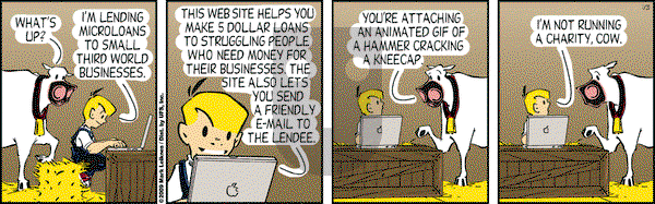 Cow and Boy Classics on Wednesday January 21, 2009 Comic Strip