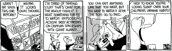 The Buckets on Friday February 22, 2002 Comic Strip