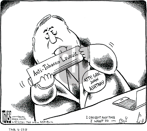Tom Toles - Sunday June 24, 2001 Comic Strip