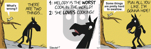 Dark Side of the Horse - Saturday December 7, 2024 Comic Strip