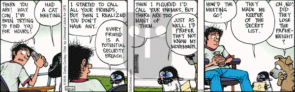 Get Fuzzy on Tuesday September 25, 2012 Comic Strip