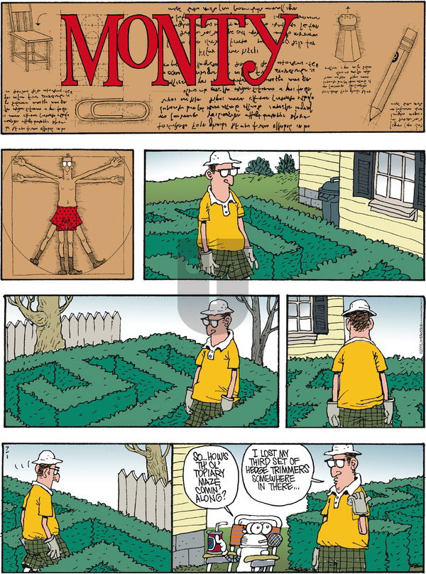 Monty on Sunday July 1, 2018 Comic Strip