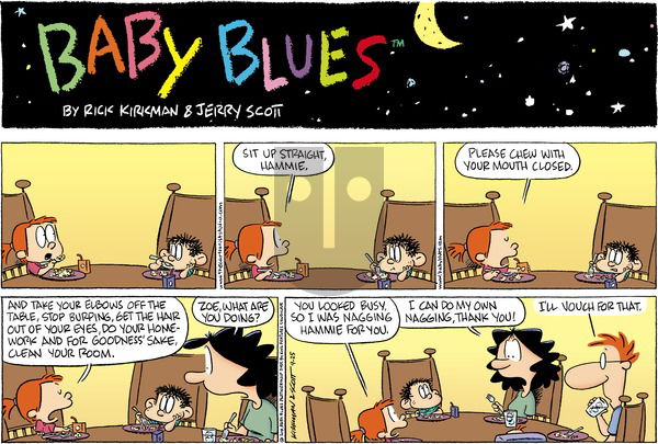 Baby Blues on Sunday September 25, 2011 Comic Strip