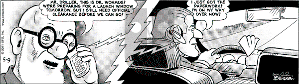 Alley Oop on Monday May 9, 2011 Comic Strip