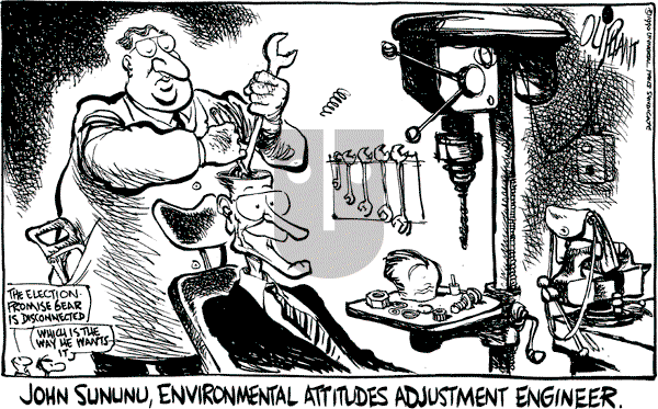 Pat Oliphant - Thursday February 22, 1990 Comic Strip