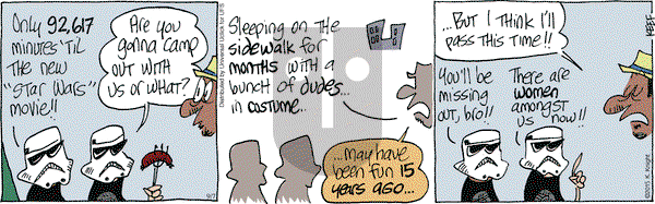 The Knight Life on Monday September 7, 2015 Comic Strip