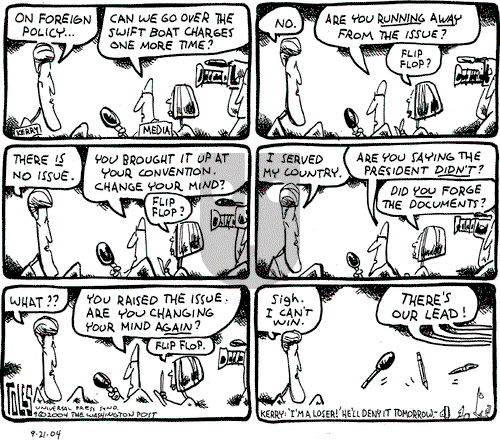 Tom Toles on Tuesday September 28, 2004 Comic Strip