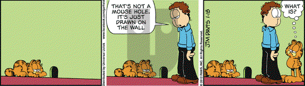 Garfield on Wednesday January 18, 2012 Comic Strip