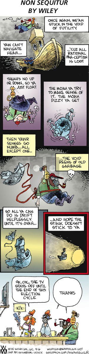 Non Sequitur on Sunday September 6, 2015 Comic Strip