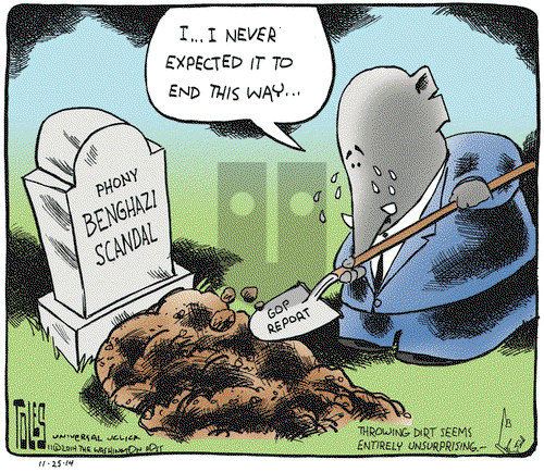 Tom Toles on Tuesday November 25, 2014 Comic Strip