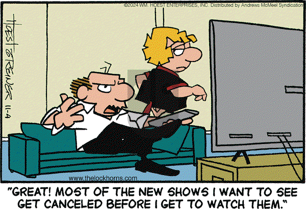 The Lockhorns - Monday November 4, 2024 Comic Strip