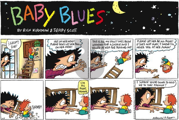 Baby Blues on Sunday June 15, 1997 Comic Strip