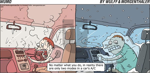 WuMo on Sunday April 24, 2016 Comic Strip