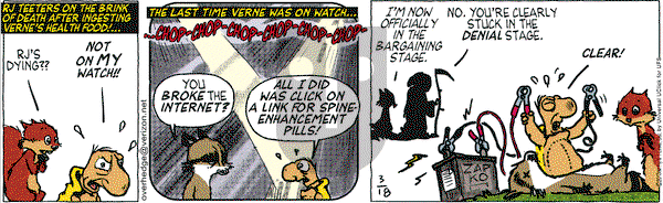 Over the Hedge on Monday March 18, 2013 Comic Strip