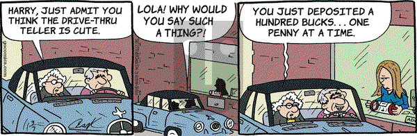 Lola on Tuesday March 7, 2017 Comic Strip