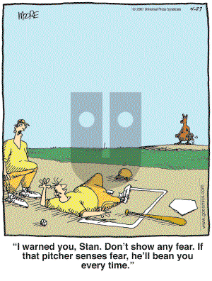 In the Bleachers - Friday April 27, 2007 Comic Strip