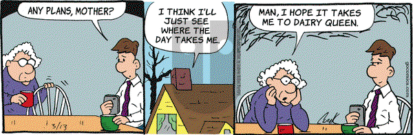 Lola on Tuesday March 13, 2018 Comic Strip