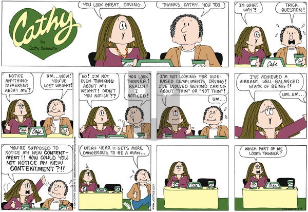 Cathy Classics on Sunday September 9, 2012 Comic Strip