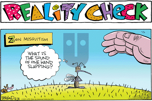 Reality Check on Sunday August 28, 2011 Comic Strip