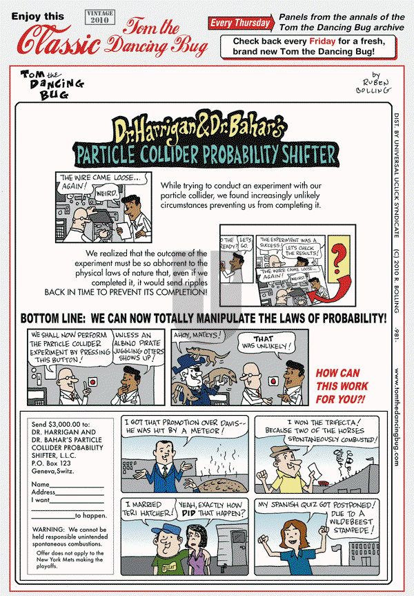 Tom the Dancing Bug on Thursday November 6, 2014 Comic Strip