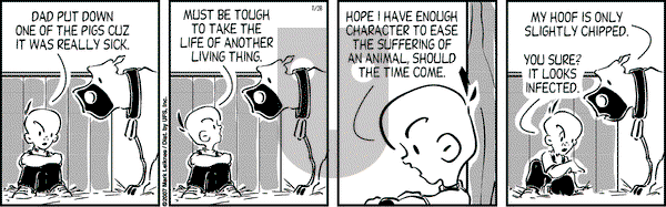 Cow and Boy Classics on Wednesday November 28, 2007 Comic Strip
