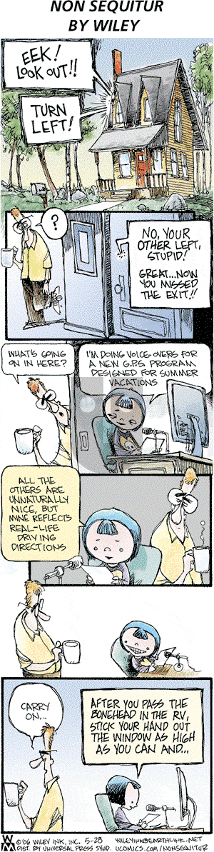 Non Sequitur on Thursday May 10, 2007 Comic Strip