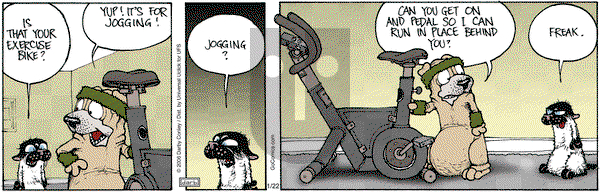Get Fuzzy on Wednesday January 22, 2014 Comic Strip