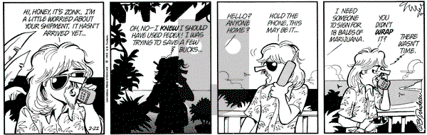Doonesbury - Monday February 22, 1993 Comic Strip