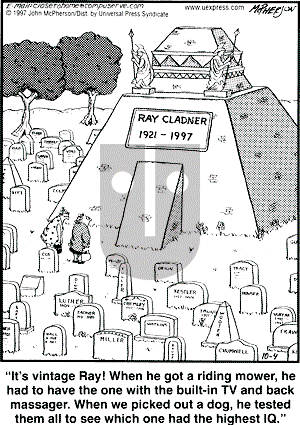 Close to Home - Saturday October 4, 1997 Comic Strip