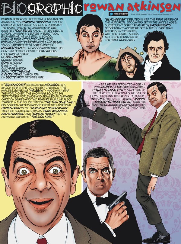 Biographic on Sunday November 4, 2018 Comic Strip