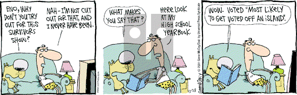 The Duplex - Wednesday March 28, 2001 Comic Strip