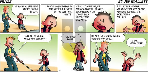 Frazz on Sunday November 1, 2020 Comic Strip