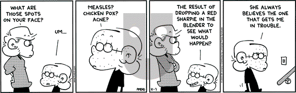 FoxTrot on Friday October 7, 2005 Comic Strip