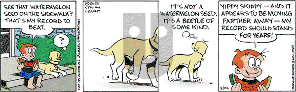 Red and Rover on Wednesday August 26, 2020 Comic Strip