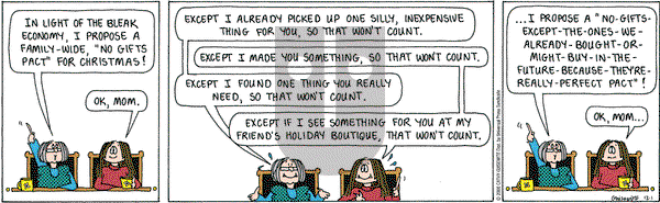 Cathy Classics on Monday December 1, 2008 Comic Strip